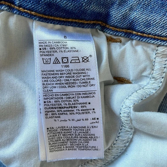 OLD NAVY High-Rise Super Skinny Jeans Jeggings Blue Light Wash Stretch 8 - Picture 8 of 10